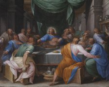 The Last Supper, 1547-1592. Creator: Girolamo Muziano.