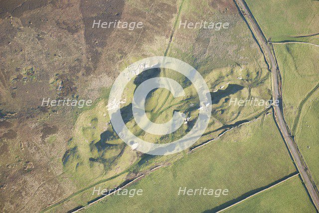 Post-medieval limestone quarry, near Croglin, Cumbria, 2013. Creator: Historic England Staff Photographer.