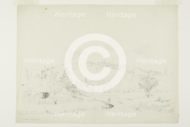 Mist on the Mountains, n.d. Creator: Jervis McEntee.