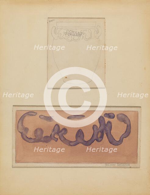 Crock, c. 1936. Creator: Yolande Delasser.