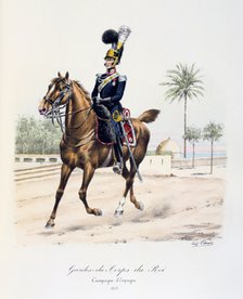 'Gardes-du-Corps de Roi, Spanish Campaign, 1823', c1814-1830. Artist: Eugene Titeux