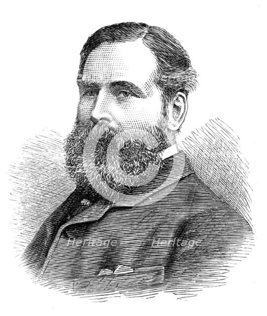 The Royal Visit to Swansea: Mr. F. A. Yeo, Chairman of the Swansea Harbour Trust, 1881. Creator: Unknown.