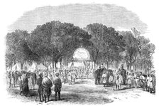 Agricultural Exhibition at Roorkee, North-West Provinces of India: general view, 1864. Creator: Unknown.
