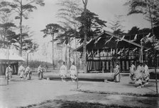 Tokyo, Ceremony at commencement of bldg. dedicated to Emp., Yoyogi, 1916. Creator: Bain News Service.