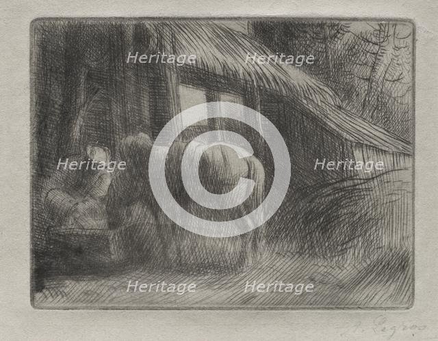 The Watering Place (2nd Plate). Creator: Alphonse Legros (French, 1837-1911).