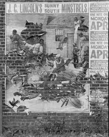 Minstrel poster, Alabama, 1936. Creator: Walker Evans.