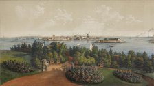 Panoramic View of Sveaborg and Helsingfors (Sheet 3), 1855.