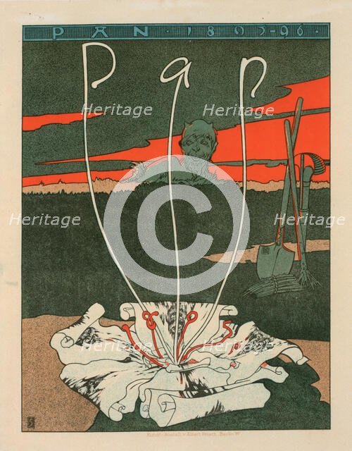 Pan. Art and literary magazine, 1895. Creator: Sattler, Joseph Kaspar (1867-1931).