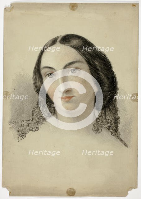 Female Portrait Head, 1858. Creator: Elizabeth Murray.