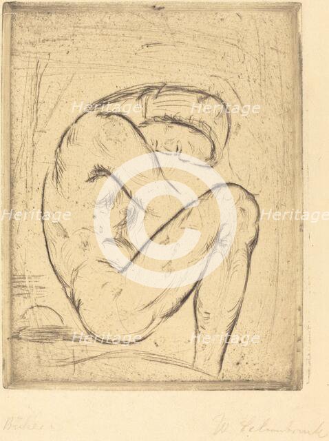 Büsser, 1912. Creator: Wilhelm Lehmbruck.