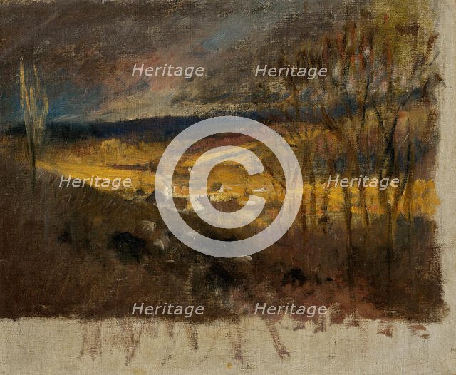 Valley with Clouds, 1880-1900. Creator: Ladislav Mednyanszky.