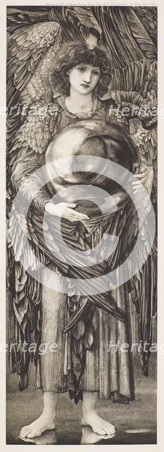 Dalziels' Bible Gallery - The Days of Creation - The First Day, c1860s, (1900). Creator: Unknown.