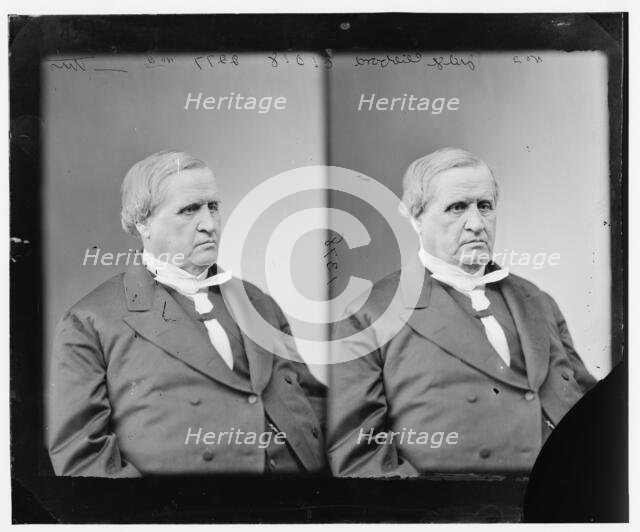 Judge Nathan Clifford, 1865-1880. Creator: Unknown.