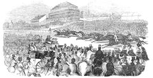 Doncaster Races, the St. Leger, 1844. Creator: Unknown.