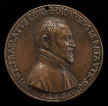 Dionisio Ratta of Bologna, died 1597 [obverse], 1592. Creator: Felice Antonio Casone.