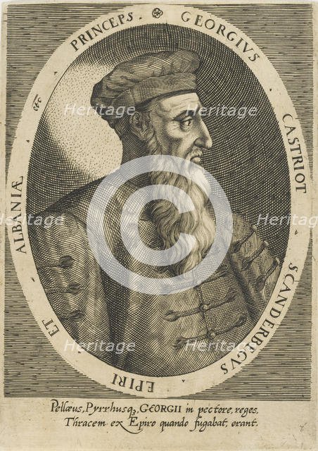 George Castriot (1405-1468), known as Skanderbeg , c. 1620. Creator: Anonymous.