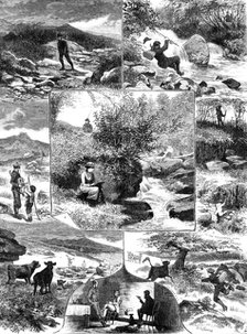 A Day's Fishing on the Teign, 1883. Creator: Unknown.