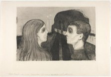 Attraction II, 1895. Creator: Edvard Munch.