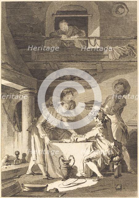 Le pate d'anguilles. Creator: Charles Emmanuel Patas.