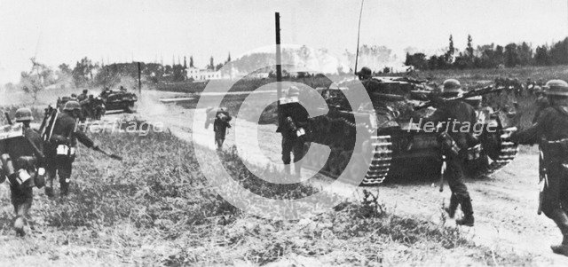 German invasion of Poland, 1 September 1939. Artist: Unknown