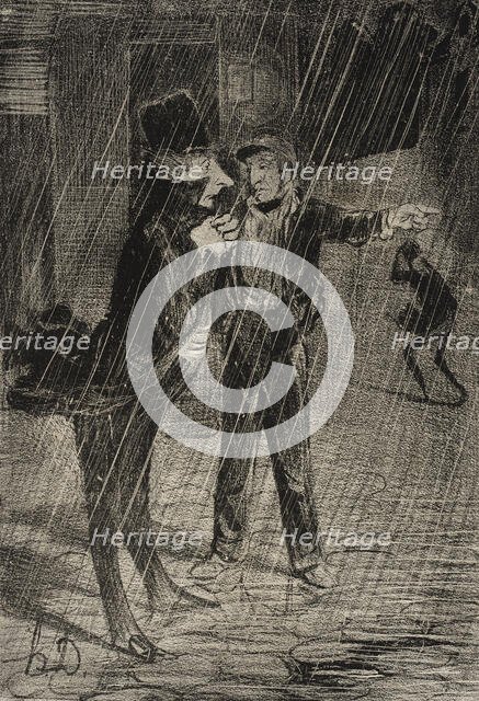 Comment à Chaillot!, 1839. Creator: Honore Daumier.