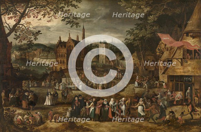 Village Fair, 1610. Creator: David Vinckboons.