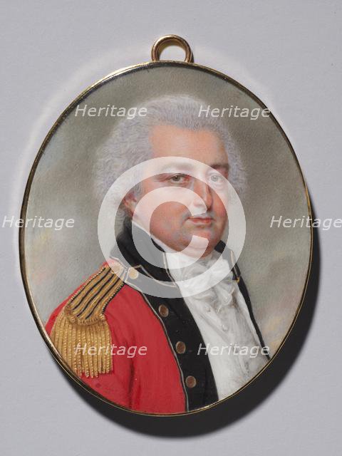 Portrait of an Officer, c. 1794. Creator: John I Smart (British, 1741-1811).