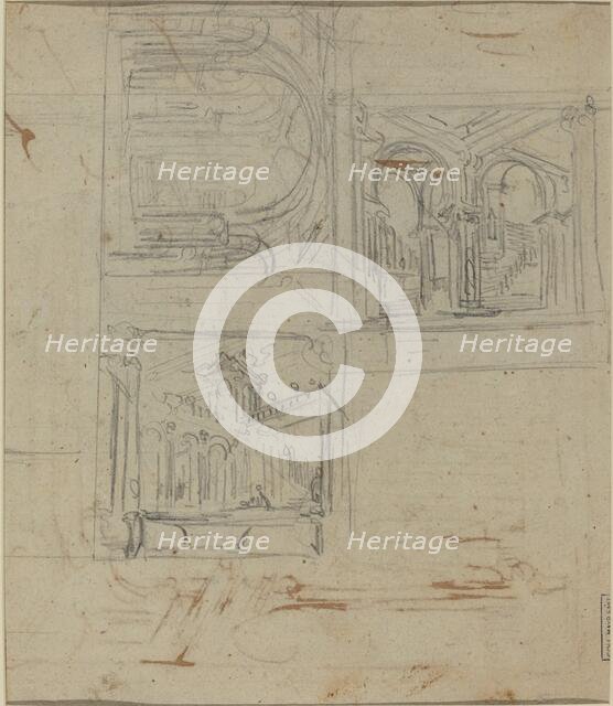 Fantastic Architectural Studies. Creator: Unknown.