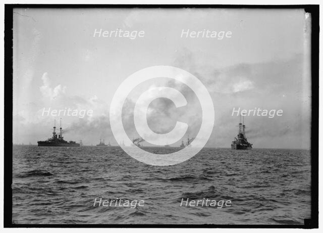 Unidentified ship, between 1914 and 1918. Creator: Harris & Ewing.