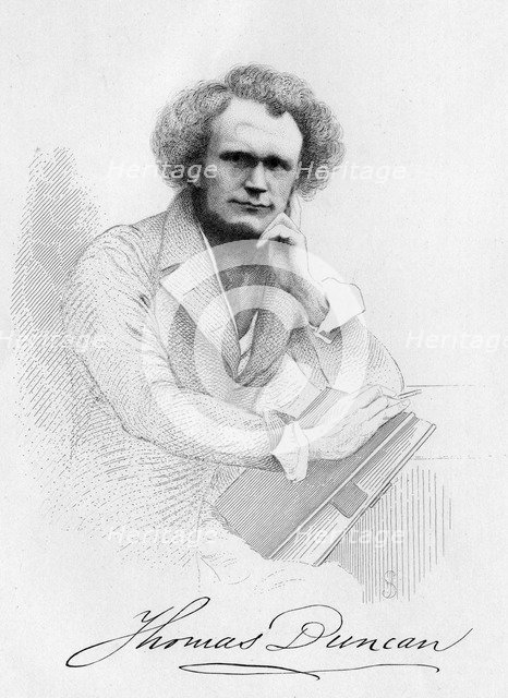 Thomas Duncan (1807-1845), Scottish artist, 19th century.Artist: J Smyth