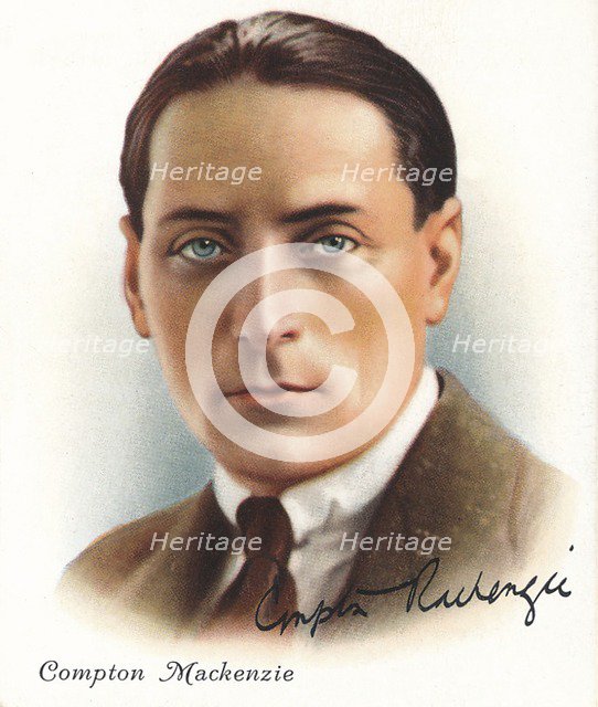 Compton Mackenzie, 1937. Artists: Unknown, WD & HO Wills.