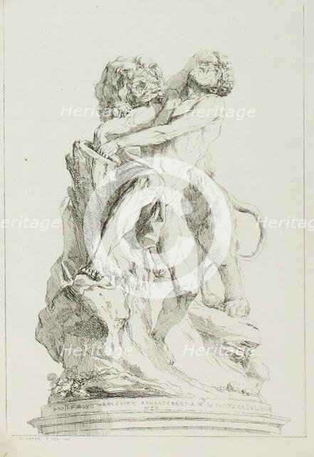 Milo of Croton, 1764. Creator: Charles Hutin.