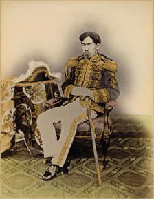 Mutsuhito, The Meiji Emperor, 1873. Creator: Uchida Kyuichi.