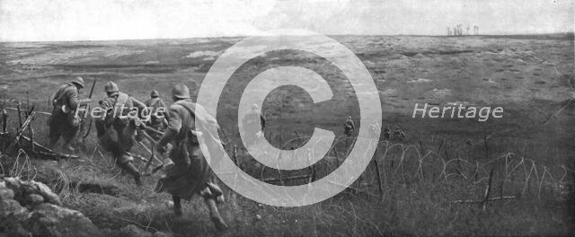 'Les deux batailles: Verdun et la Somme; Le premier bond au Nord de la Somme', 1916. Creator: Unknown.