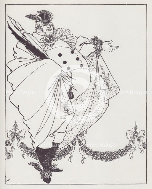 Contents Page of The Savoy No 1, 1895. Creator: Aubrey Beardsley.