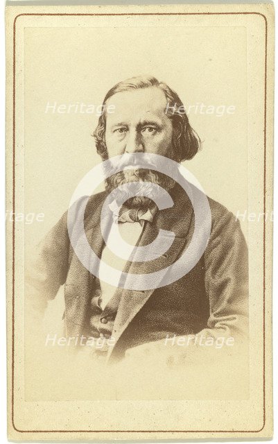 Portrait of the author Alexander Aksakov (1832-1903).