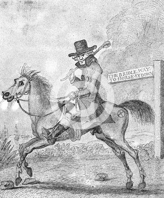 'A Bit of Blood', 1787.Artist: W Dickinson