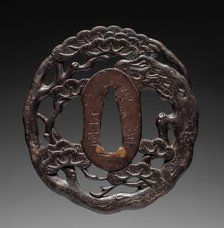 Sword Guard, late 18th century. Creator: Masashige (Japanese).