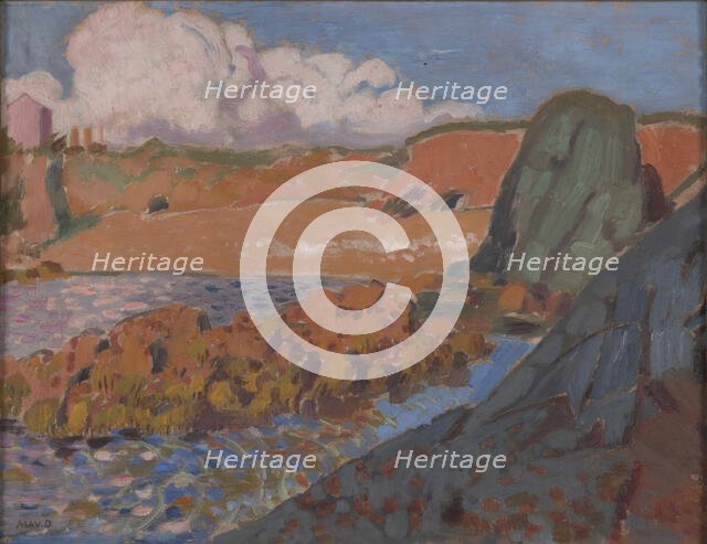 La plage rouge , 1901. Creator: Denis, Maurice (1870-1943).