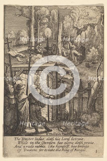 Jesus on the Mount of Olives, 1625-77. Creator: Wenceslaus Hollar.