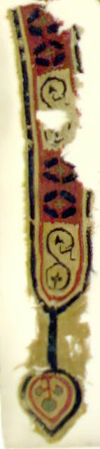 Textile Fragment, Coptic, 6th century. Creator: Unknown.