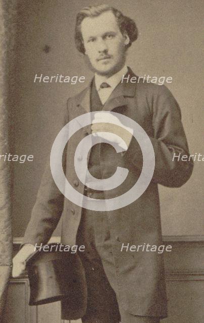 Portrait of the Composer Charles Lenepveu (1840-1910) , 1870. Creator: Blanc, Numa (1816-1897).