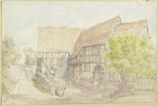 Old farmhouse in Mammelshain in the Taunus Mountains, c1850-1900. Creator: Peter Becker.