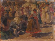 Fair - A Study, around 1935. Creator: Teodor Jozef Mousson.