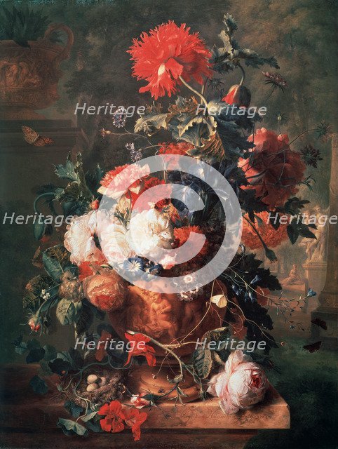 'Flowers', 1722.  Artist: Jan van Huysum