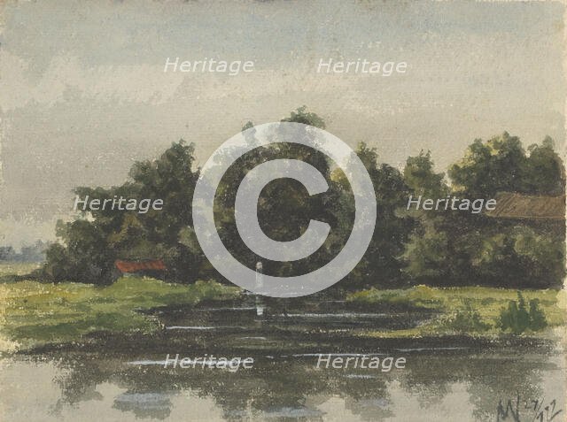 Canal view, 1897. Creator: Willem Witsen.