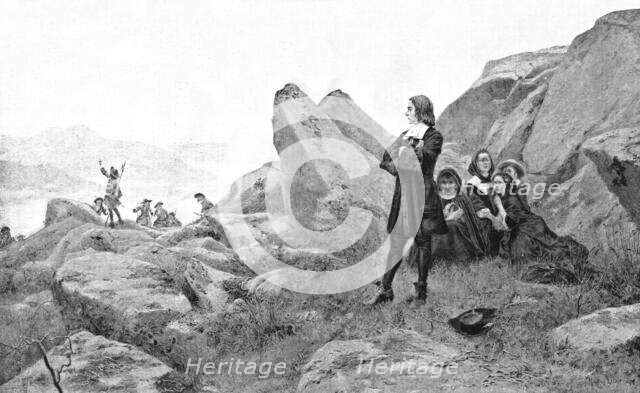 ''The Revocation of the Edict of Nantes (1685) - Protestant Fugitives"; after M Leloir.', 1890. Creator: Unknown.