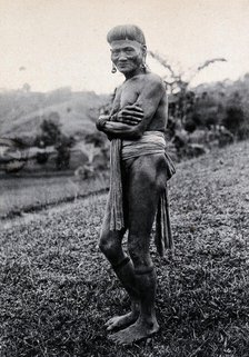 Sarawak: a Ukit man, c1900. Creator: Unknown.