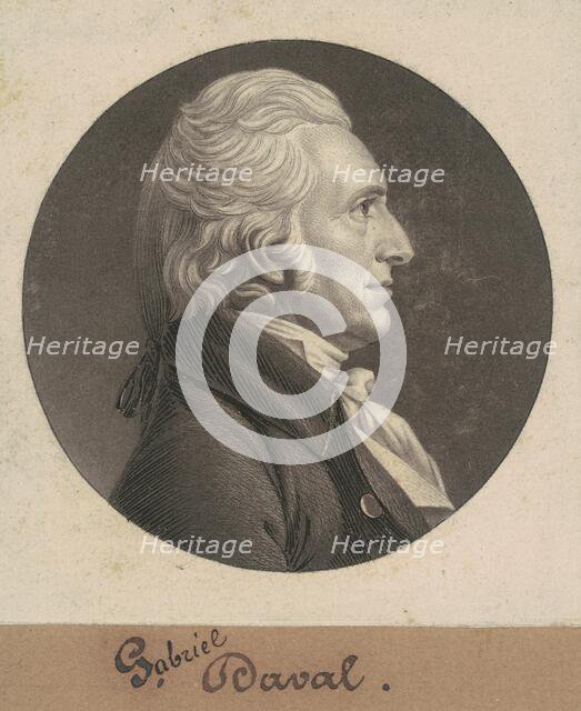 Gabriel Duvall, 1806. Creator: Charles Balthazar Julien Févret de Saint-Mémin.