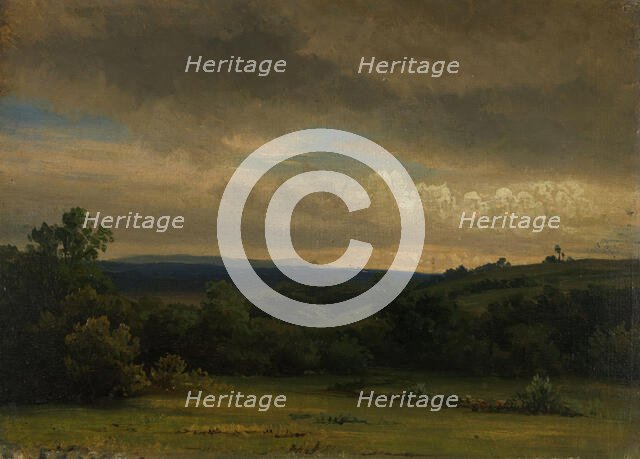 Landscape study, 1850s. Creator: Werner Holmberg.